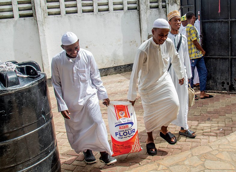 Community charity distribution